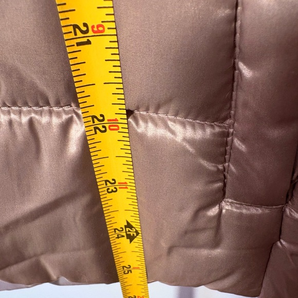 NWT! New Balance Dusty Rose Jacket Lightweight Satin Puffer Lg SEE MEASUREMENTS! - Picture 12 of 13